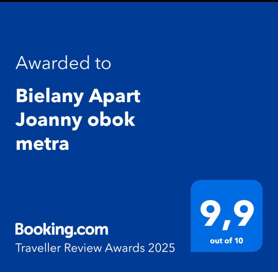 Bielany Apart Joanny Obok Metra Warschau Exterior foto